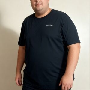 Columbia Men’s 3X Classic Black Short Sleeve Tee